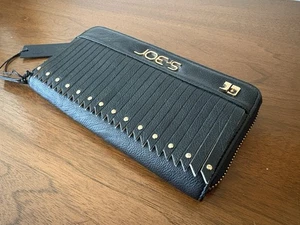 Nuevo con etiquetas Cartera Joe’s Jeans Negra con Flecos y Tachuelas Detalles Nuevo - Imagen 1 de 4