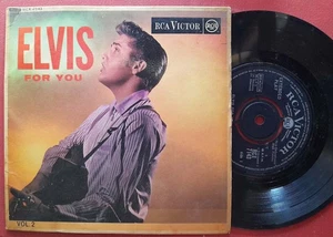 ELVIS PRESLEY,For you Vol.2 orig.Black RCA RCX 7143,very scarce.Long tall Sally - Picture 1 of 2