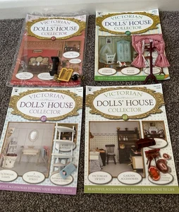 Victorian Doll's House Collector Magazines & Furniture Issues 45, 46, 47, 48 VGC - Picture 1 of 9