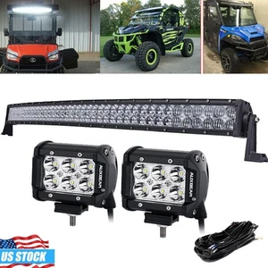 AUXBEAM 42" 5D-Lens LED Light Bar & 4" Pods For Honda Talon 1000R 1000X 2019-21 - Bild 1 von 12
