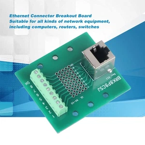 RJ45 Ethernet Connector Board 8P8C Network Port Screw Terminal Board FY - Afbeelding 1 van 24
