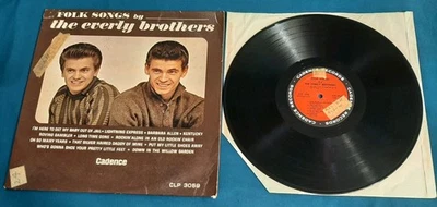 Folk Songs By The Everly Brothers LP Cadence CLP 3059 vg Foto 1 de 3