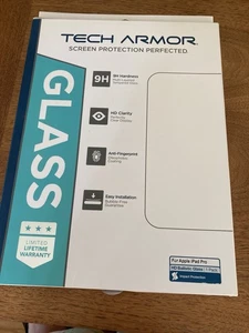Tech Armor Glass Screen Protector For 2015 And 2017 Apple iPad Pro 12.9 Inch - Picture 1 of 3