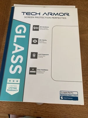 Tech Armor Glass Screen Protector For 2015 And 2017 Apple iPad Pro 12.9 Inch - Image 1 of 3
