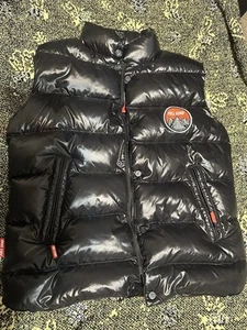 Nelk Boys Full Send Puffer Vest Men’s Small Black Worn Once Excellent Condition - Picture 1 of 8