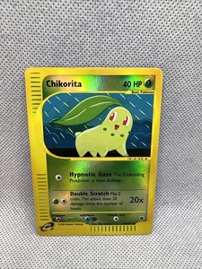 Pokemon Chikorita 99/165 Expedition Base Set Reverse Holo Near Mint - Picture 1 of 13