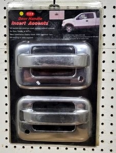 Aftermarket Chrome 2 Door Handle Covers w/Keypad Fits 2004-2014 Ford F150 409KE - Picture 1 of 3