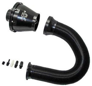 K&N Universal Apollo Black Cold Air Intake 70mm OD FLG PP RC-5052AB - Picture 1 of 2