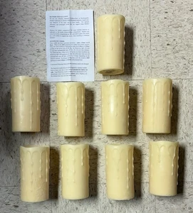 Luminara LED Battery Flickering Flameless Candles 9-pack Christmas - Picture 1 of 7