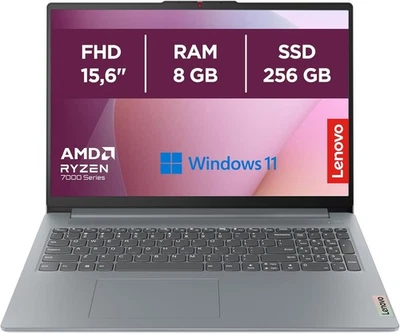 Lenovo Ideapad Slim 3 Notebook 15,6” FHD (1920X1080), AMD Ryzen 3 7320U, RAM 8GB - Immagine 1 di 4