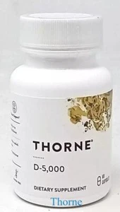 Thorne - Vitamin D-5000 Supplement - 60 Caps - Picture 1 of 2