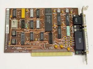 IBM 6448800XM 8-Bit ISA Serial Parallel Adapter Card 6135932 - Picture 1 of 4