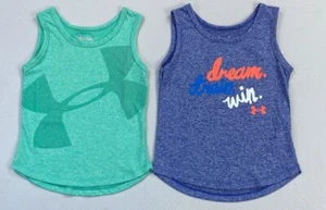 Girl's Little Youth Under Armour Heat Gear Polyester Tank Top - Picture 1 of 3