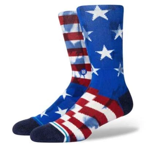 STANCE Kid's Crew Socks THE BANNER - Red - Size MED Youth(11-2) - NWT - LAST ONE - Picture 1 of 2