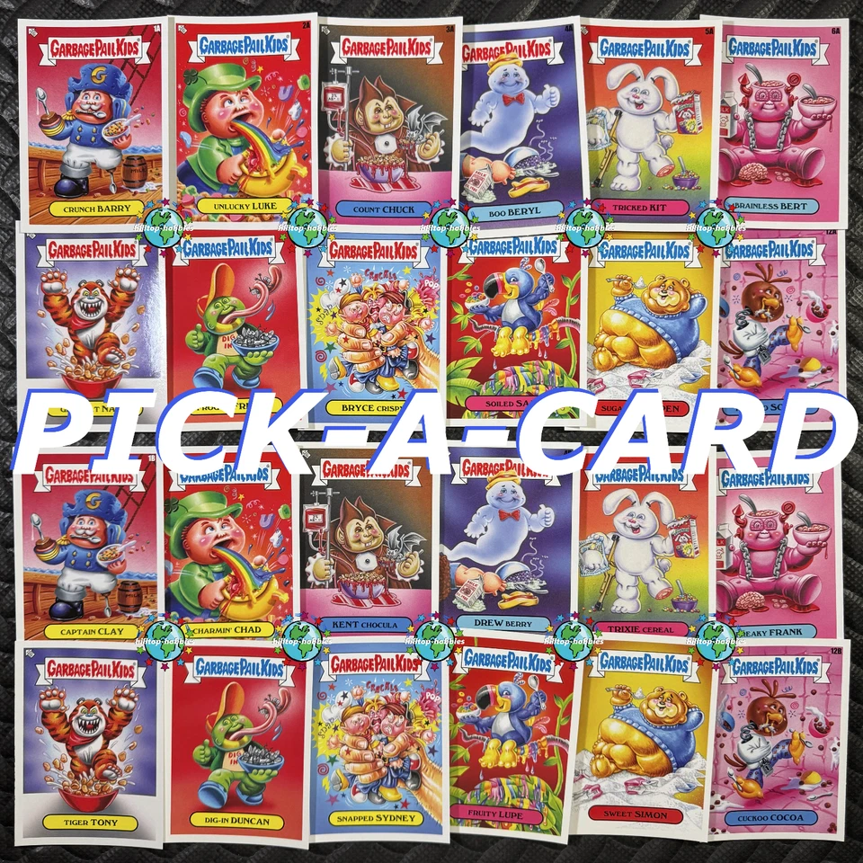 GARBAGE PAIL KIDS TOPPS 2021 S! FOOD FIGHT PICK-A-CARD THE CEREAL AISLE SUBSET - Image 1 of 1