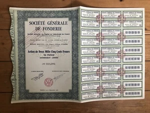Société Générale de FONDERIE (F) - Picture 1 of 1