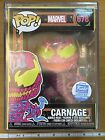 Funko Pop 678 Marvel Carnage Neon Black Light New In Hard Plastic Cover Limited