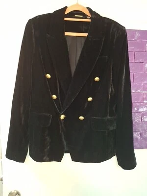 Blazer de terciopelo Elie Tahari Veronica 8 Foto 1 de 4