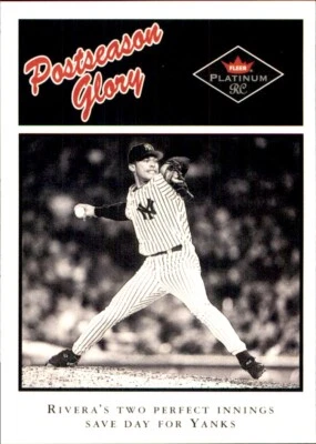 Fleer/Skybox Platinum #492 2001 Mariano Rivera Serie Mundial de los Yankees de Nueva York Foto 1 de 2
