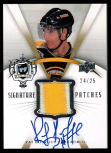 2007-08 UD The Cup RAY BOURQUE Signature Patches AUTO 24/25 #SP-RB BRUINS - Picture 1 of 3