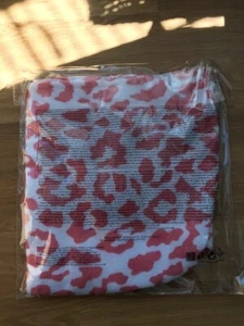 AVON WHITE & PINK LEOPARD PRINT MICROFIBRE TURBAN TOWEL - Picture 1 of 4