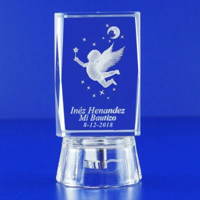 WE Baptism (12pcs) Christening Bautizo Recuerdos Baby Angel personalized 3D 027L