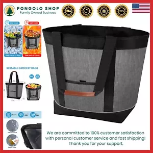 Large Insulated Beach Cooler Bag - 12 Hours of Cold & Comfortable Carry Handles - Picture 1 of 9
