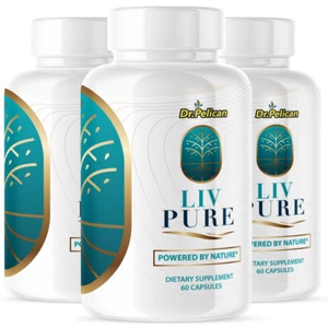 LivPure- Liver Support- 3 Bottles- 180 Capsules - Picture 1 of 5