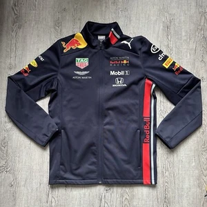Puma Red Bull Racing Teamline Softshell Jacket Formula 1 2019 Men's S Small - Picture 1 of 5