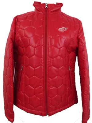 Detroit Red Wings Women's Size Medium Quilted Jacket B1 921 - Image 1 of 4