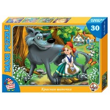 Little Red Riding Hood Maxi Jigsaw Puzzle 30 Elements Fairytale Wolf 