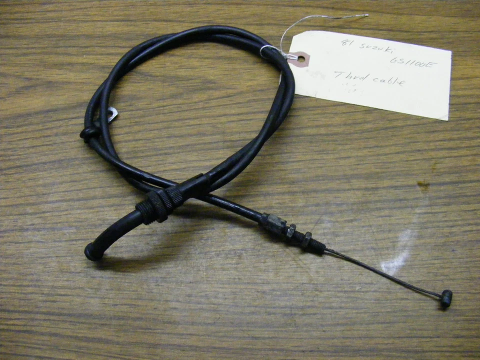 81 1981 Suzuki GS1100 E GS 1100 cable del acelerador Foto 1 de 1
