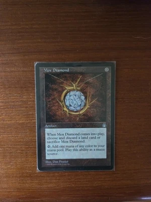 Magic The Gathering Mox Diamond - Very Lightly played - Image 1 of 3