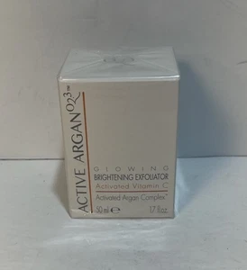 ACTIVE ARGAN O23 Glowing Brightening Exfoliator Vitamin C 1.7 fl oz - NEW Sealed - Picture 1 of 3