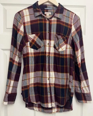 Camisa a cuadros para mujer talla mediana Foto 1 de 4