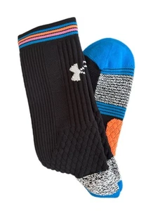 1 Pair Under Armour Ua Armordry Playmaker CREW Socks BLACK Men’s LARGE 8.5-13 - Picture 1 of 5