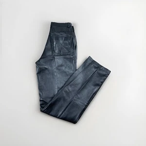 Vintage Chadwick’s Leather Pants Women's 6L Tapered 27 X 33 High Rise 90’s Y2K - Bild 1 von 19