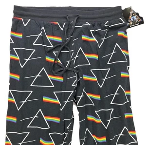 Pink Floyd Pajama Pants Medium Dark Side of the Moon Prism AOP New Free Shipping - Picture 1 of 6