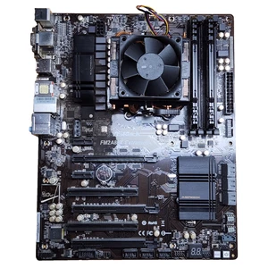 Working AMD A10-7870K CPU + FM2A88X ASRock Motherboard + 16 GB DDR3 2400MHz RAM - Picture 1 of 4