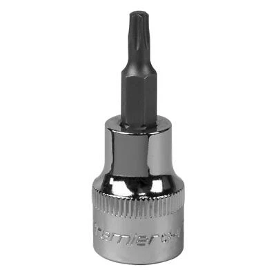 Sealey TRX-Star Socket Bit T20 3/8" Drive Chrome Vanadium Steel - Image 1 of 4
