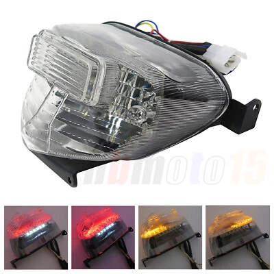 Led Tail Brake Light Clear Turn Signals For Suzuki 2001 Gsxr 600 Gsx-R 750 1000 - Image 1 of 4