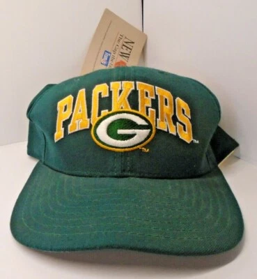 NUEVO CON ETIQUETAS NEW ERA GREEN BAY PACKERS GORRA AJUSTABLE SOMBRERO FIRMADO Foto 1 de 3