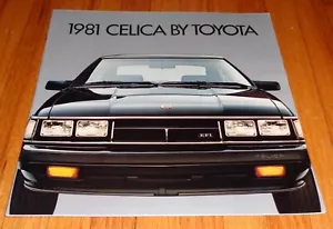 Catalogo brochure vendite originale 1981 Toyota Celica Deluxe Supra GT ST - Foto 1 di 2