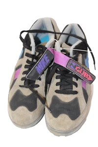 VTG Nike NGUBA Cycling Shoes Mens Size 9.5 Cleat MTB Suede Leather Taiwan 90s - Picture 1 of 7