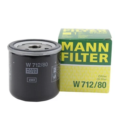 Filtro de aceite Mann-Filter giratorio W712/80 para Saab 9-3 9-5 900 9000 Foto 1 de 4