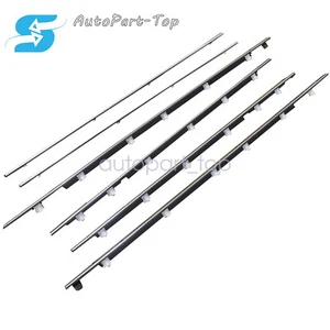 6PCS Door Belt Molding For 91-98 TOYOTA Land Cruiser 80 FJ80 FZJ80 LX450 Chrome - Picture 1 of 10