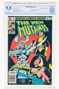 NEW MUTANTS #5 1983 Canadian Price Variant CBCS 9.8 NEWSSTAND White Pages cgc - Picture 1 of 4