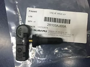 Genuine Subaru TPMS Tire Pressure Sensor 28103AJ00A Legacy Forester Impreza WRX - Picture 1 of 2