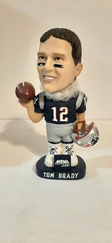 Tom Brady New England Patriots Rare MBNA  Visa Giveaway  Bobblehead Cover