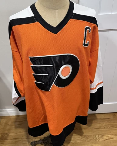 Vintage CCM Philadelphia Flyers Bobby Clarke Hockey Jersey Mens 52 Cover